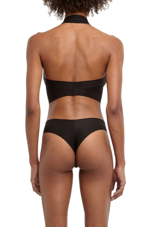 DSTM Axon crop top and Brazilian thong - back