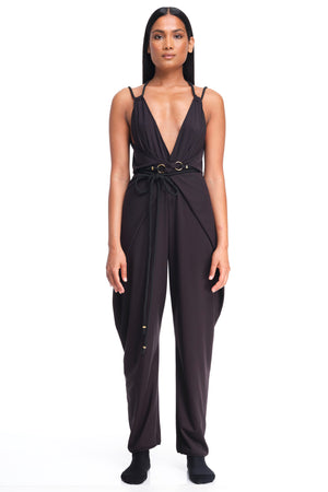 Don't Shoot the Messengers Carvel jumpsuit in Black