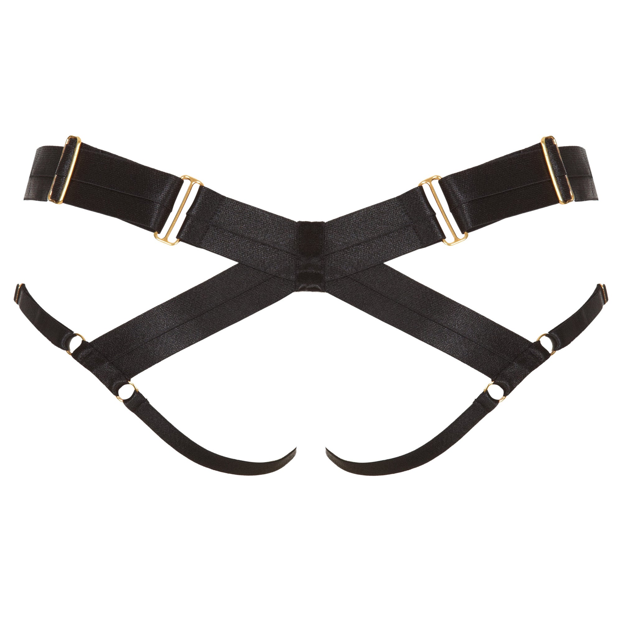 Bordelle bondage harness brief - back 