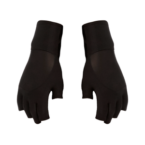 Don't Shoot the Messengers Sever non-gendered fingerless gloves in Black