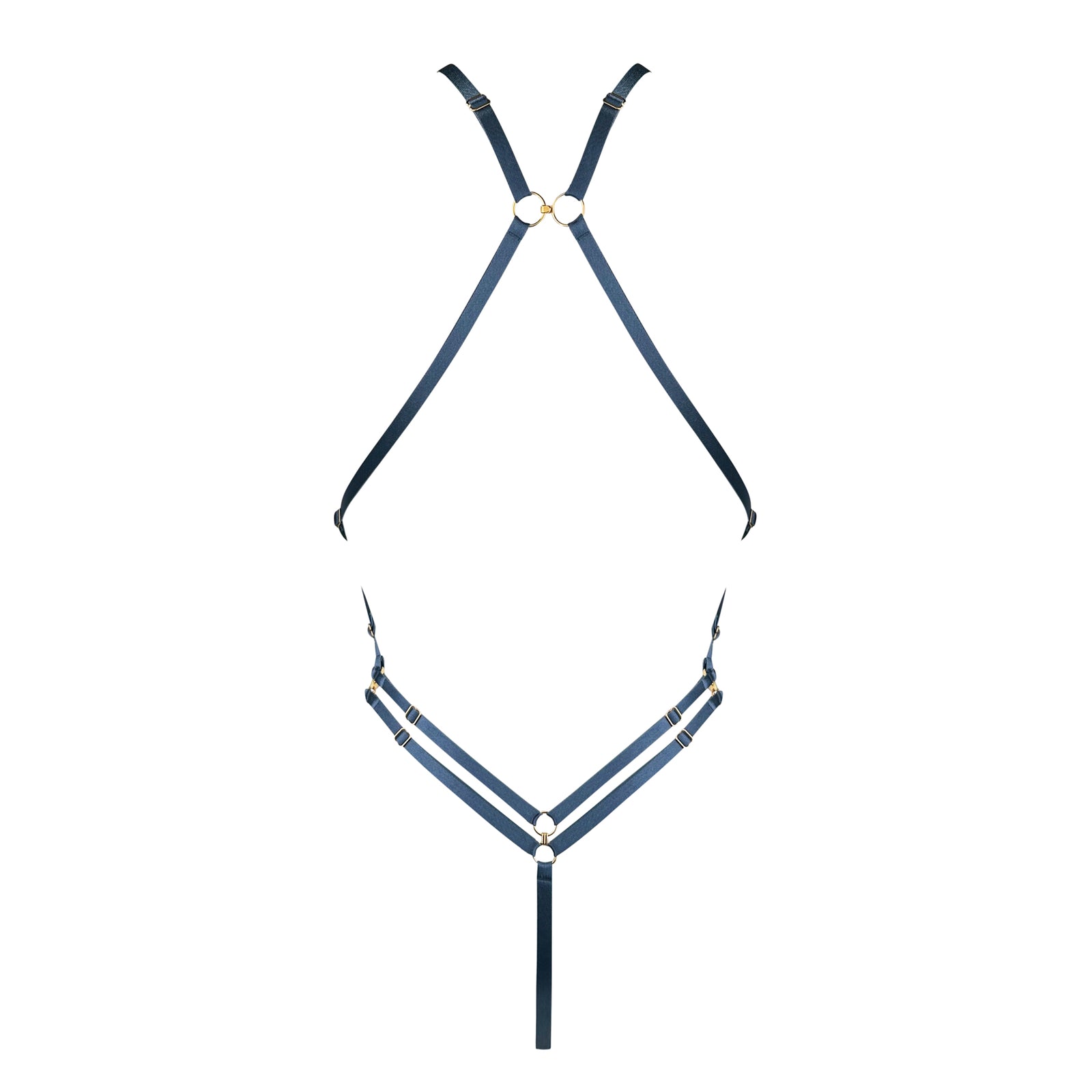 Melusina harness body - denim