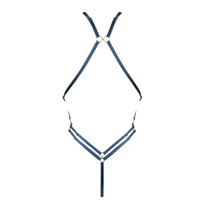 Melusina harness body - denim