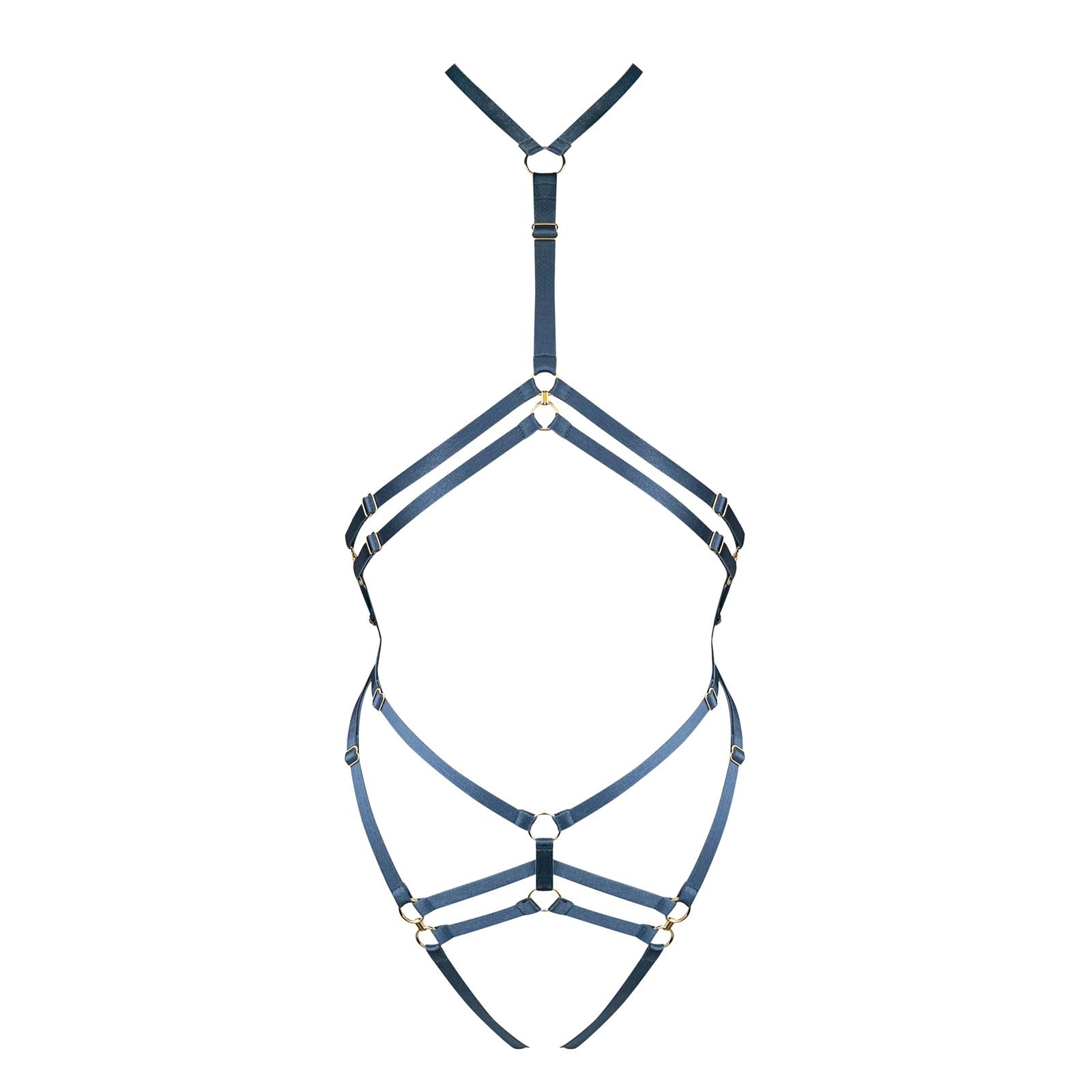 Melusina harness body - denim