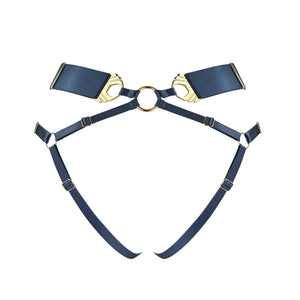 Melusina open back brief - denim