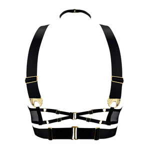 Melusina ouvert wire bra - black