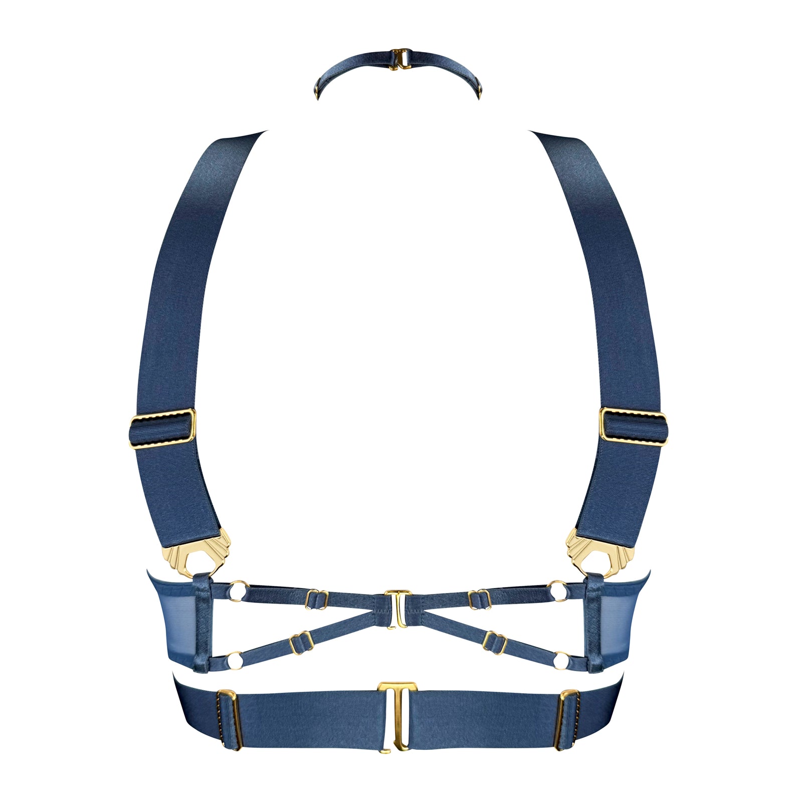 Melusina ouvert wire bra - denim