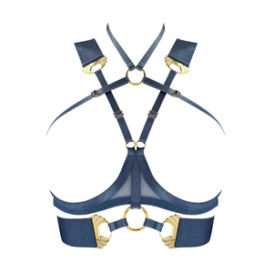 Melusina ouvert wire bra - denim