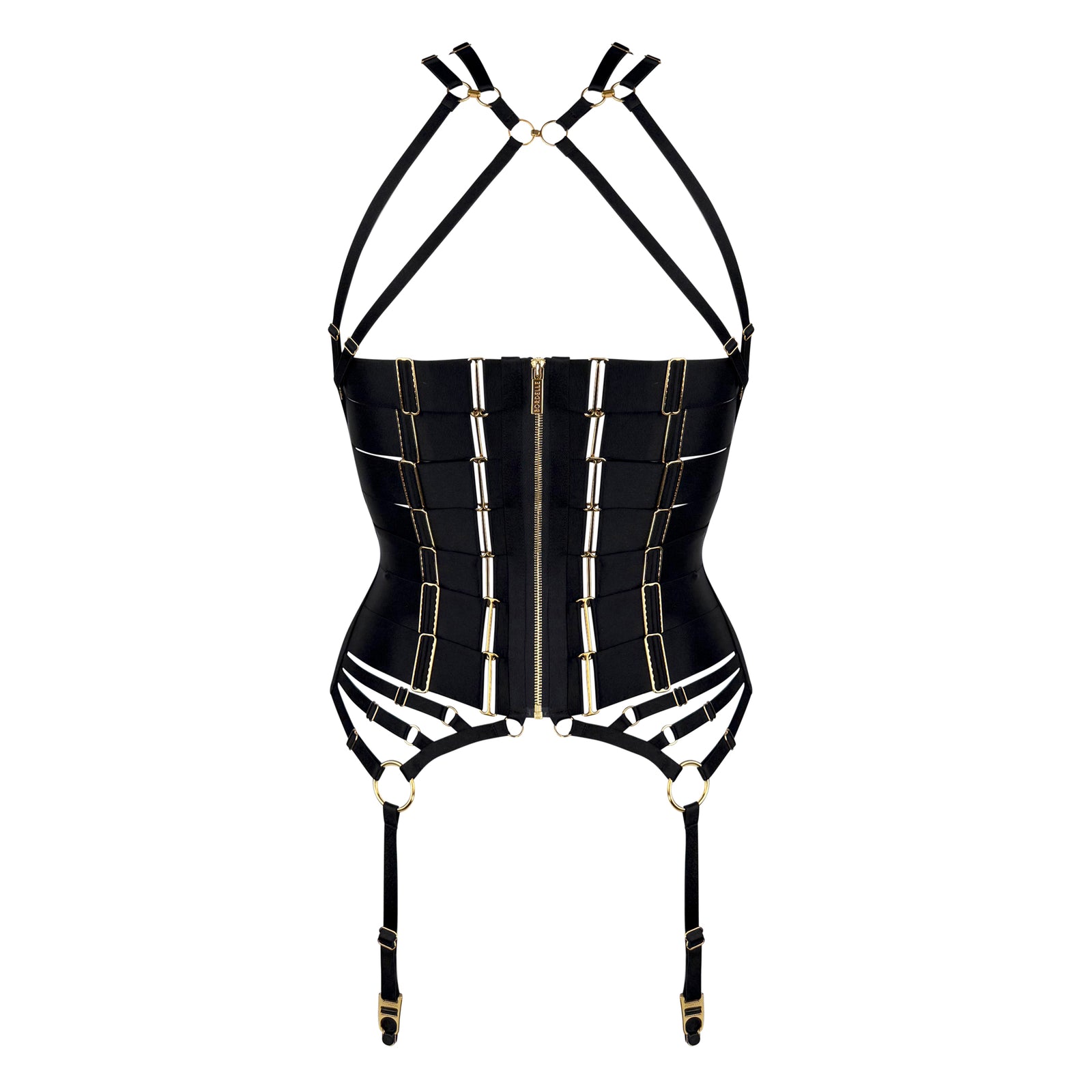 Melusina ouvert wired basque - black