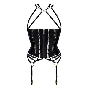 Melusina ouvert wired basque - black