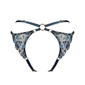 Siren open back brief - denim