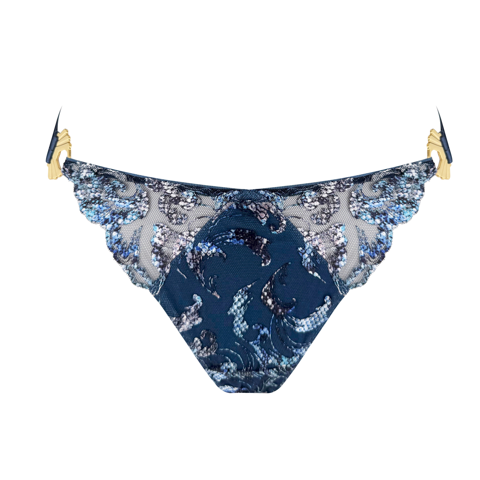 Siren open back brief - denim