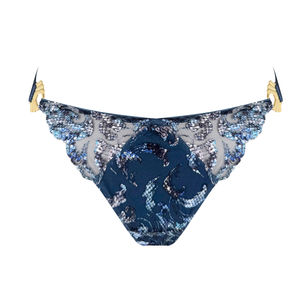 Siren open back brief - denim