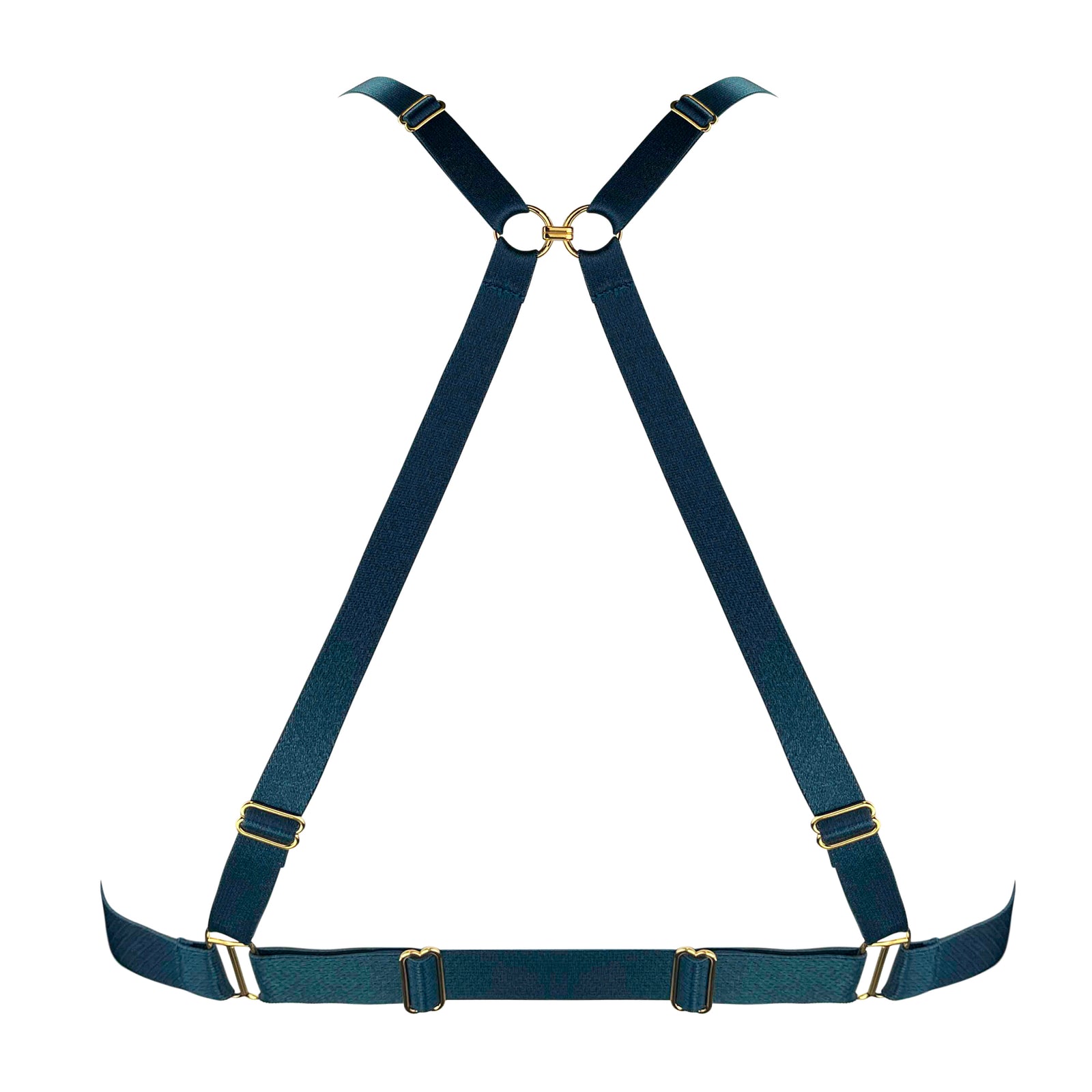 Amela soft triangle bra - teal