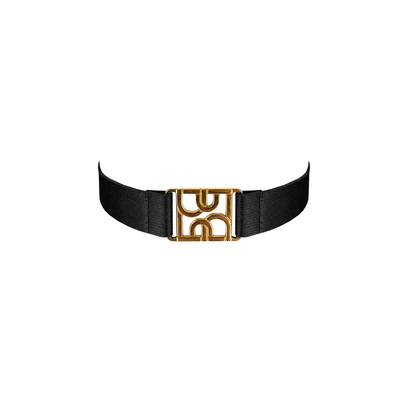 Nara strap collar - black