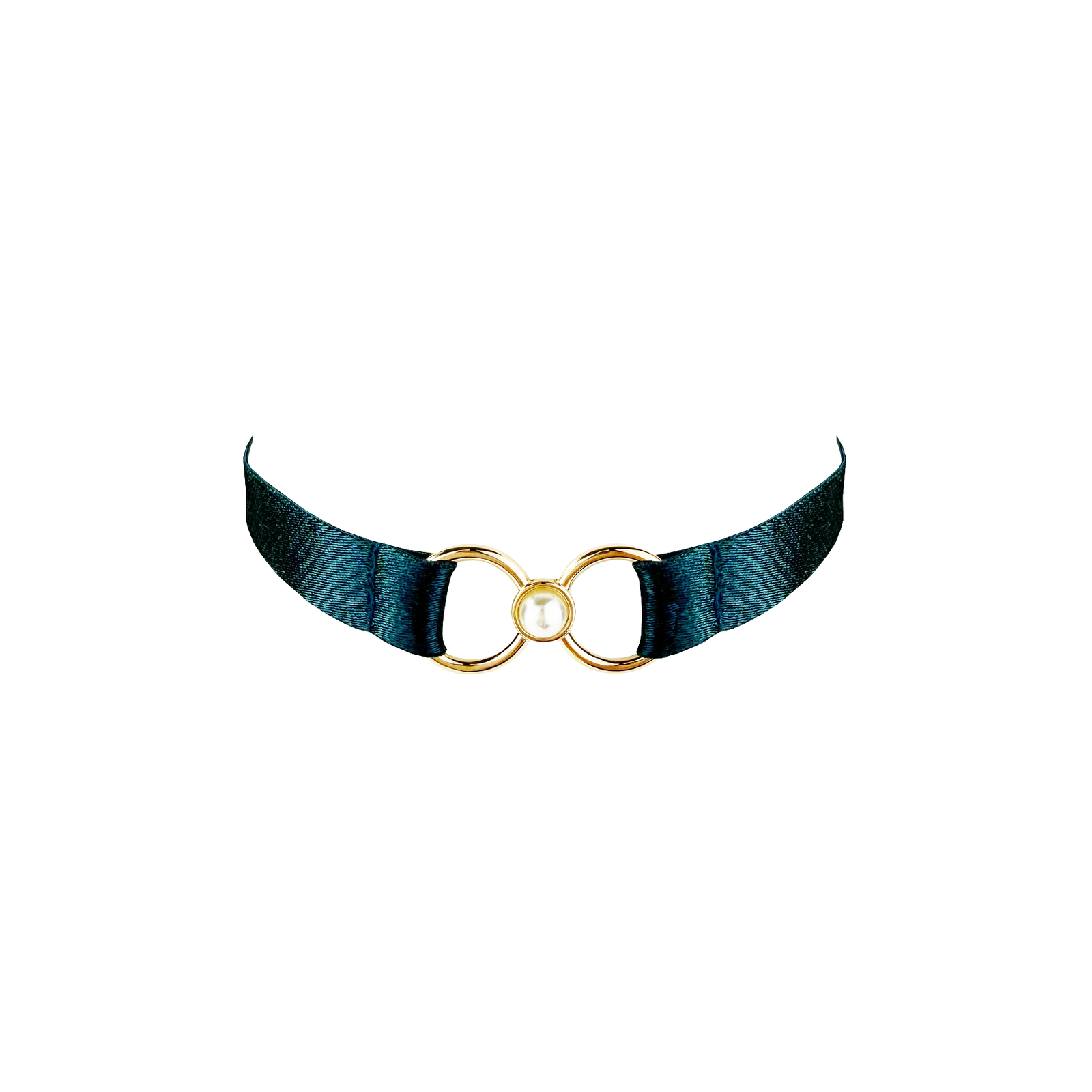 Pearl collar - teal