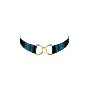 Pearl collar - teal