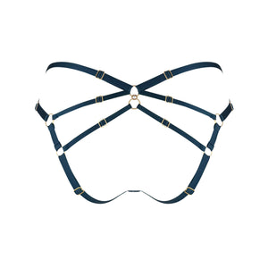 Pearl open back brief - teal
