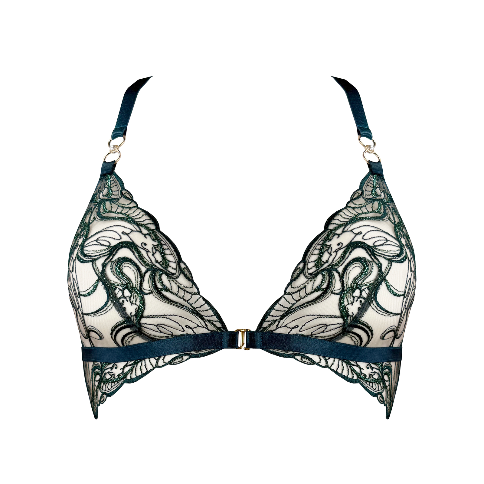 Pearl soft cup bra - teal