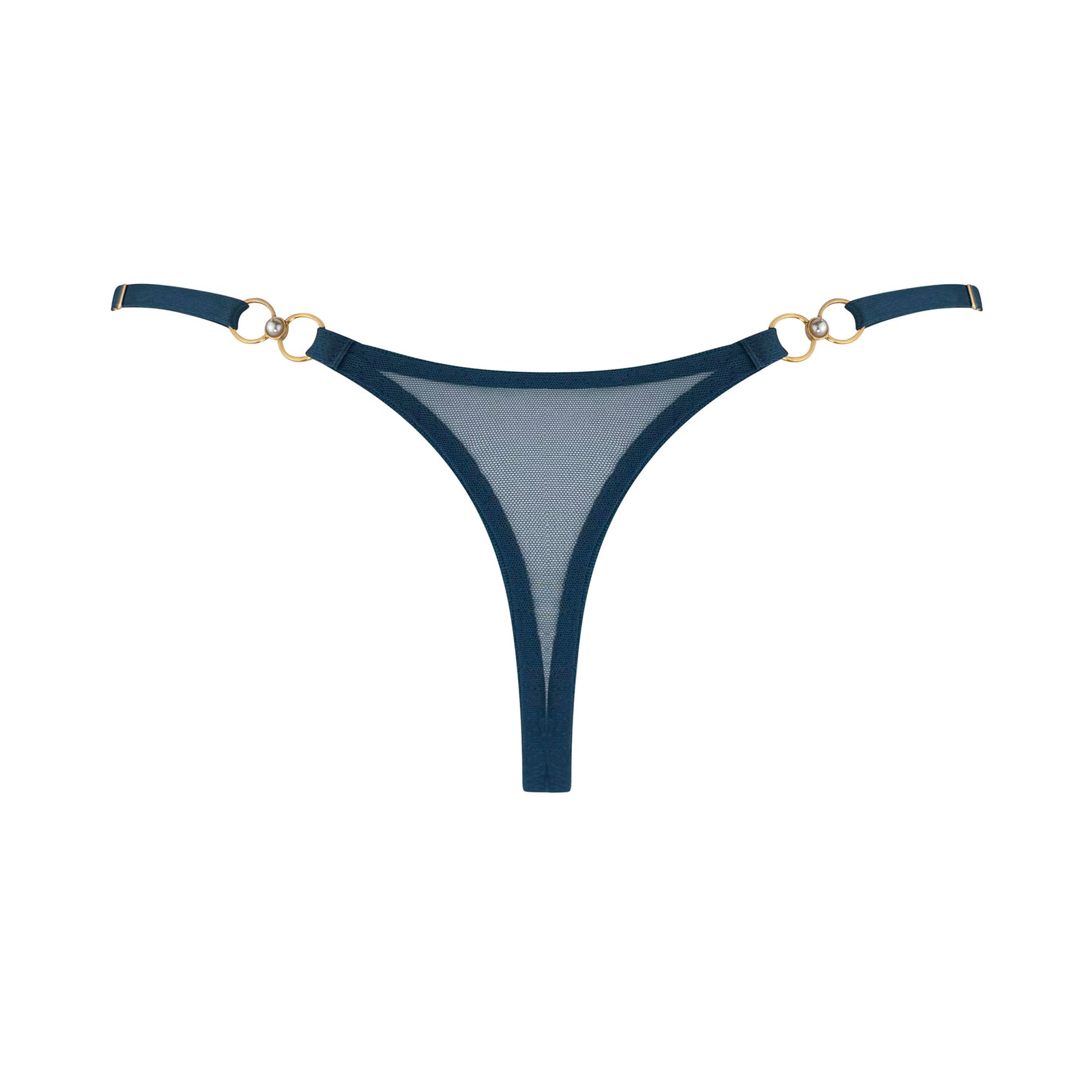 Pearl thong - teal