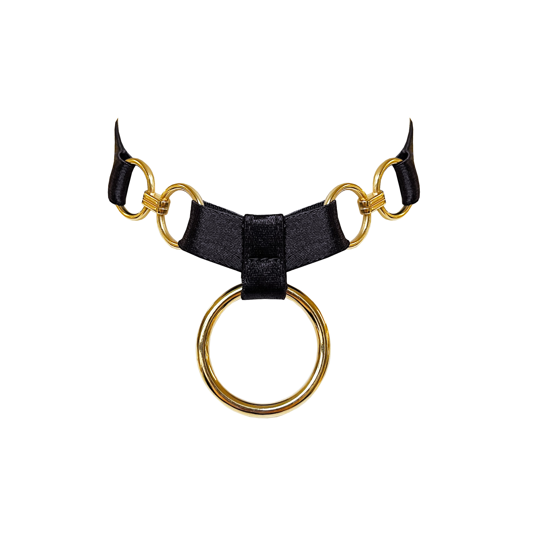 Retta ring collar - black