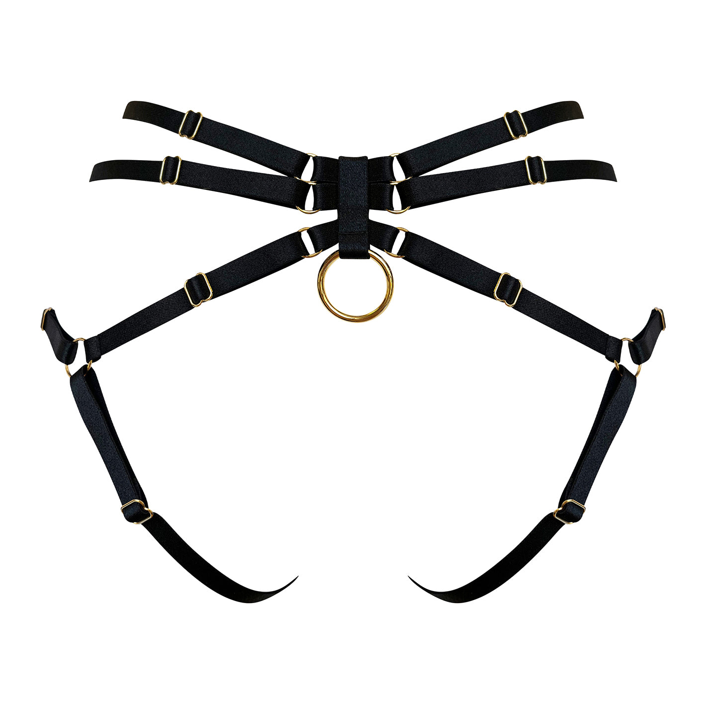 Signature ouvert harness brief - black