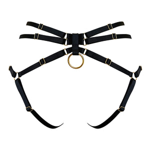 Signature ouvert harness brief - black