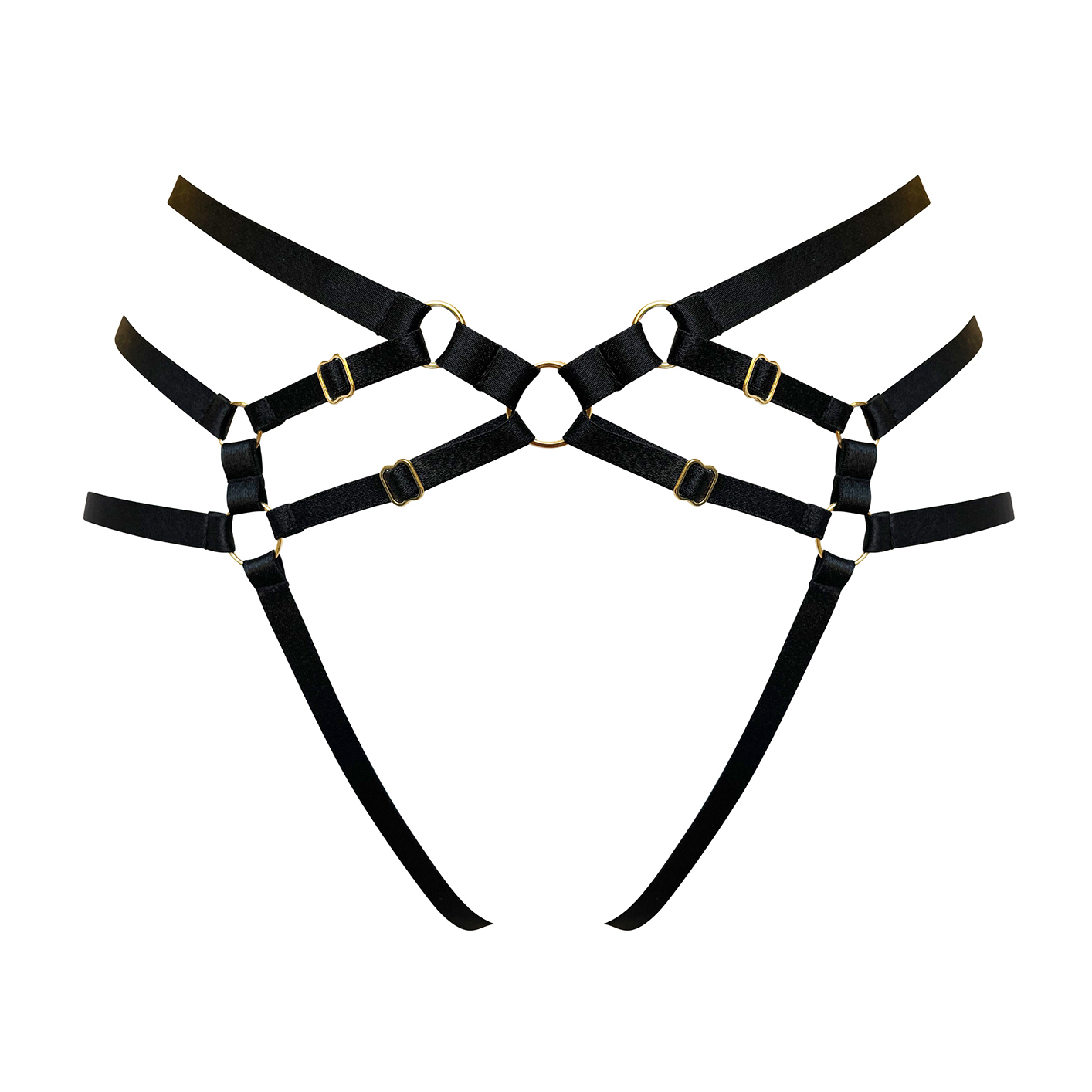 Signature ouvert harness brief - black