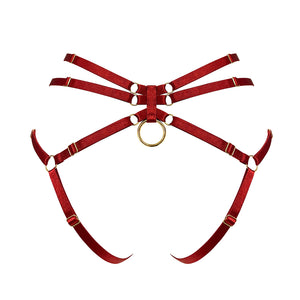 Signature ouvert harness brief - red