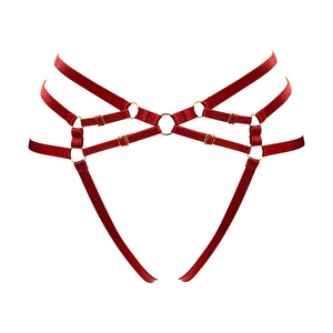 Signature ouvert harness brief - red