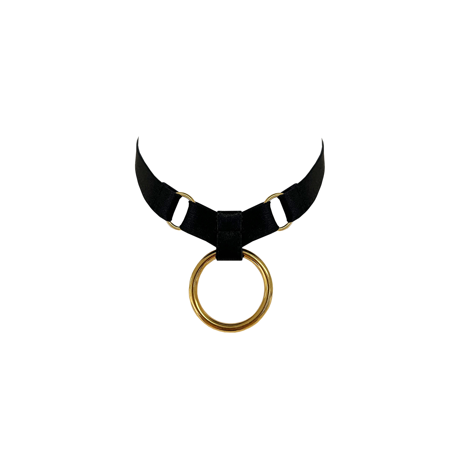 Signature ring collar - black