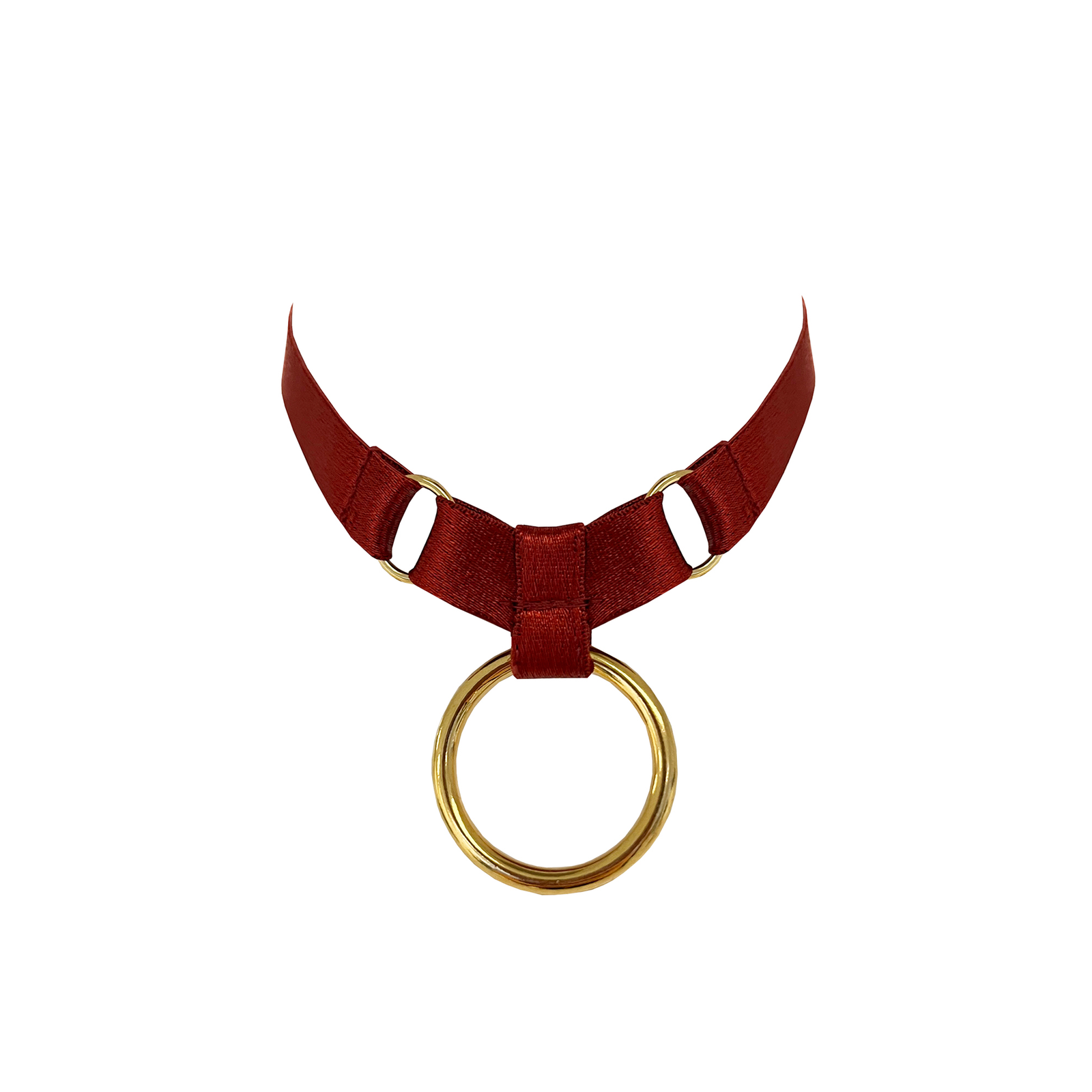 Signature ring collar - red
