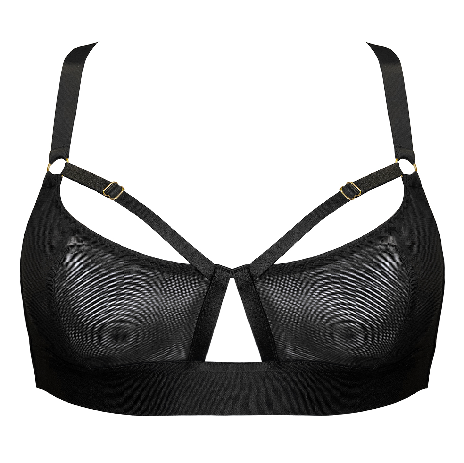 Signature soft cup bra - black