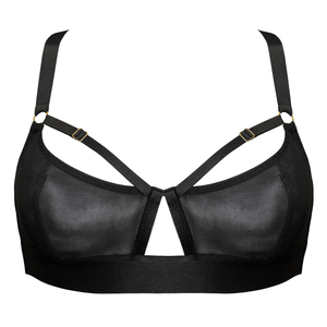 Signature soft cup bra - black