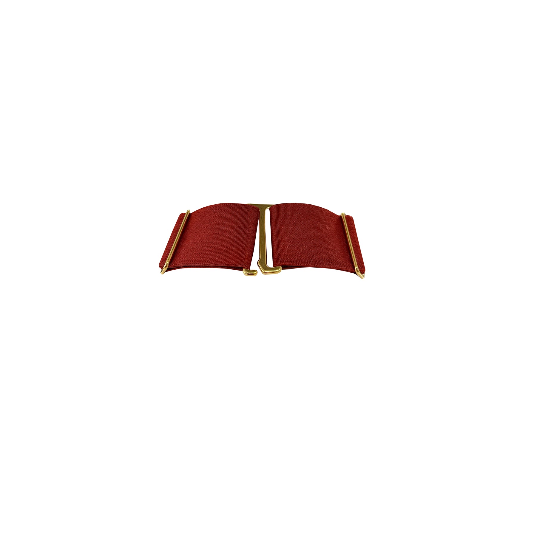 Signature wide strap collar - red