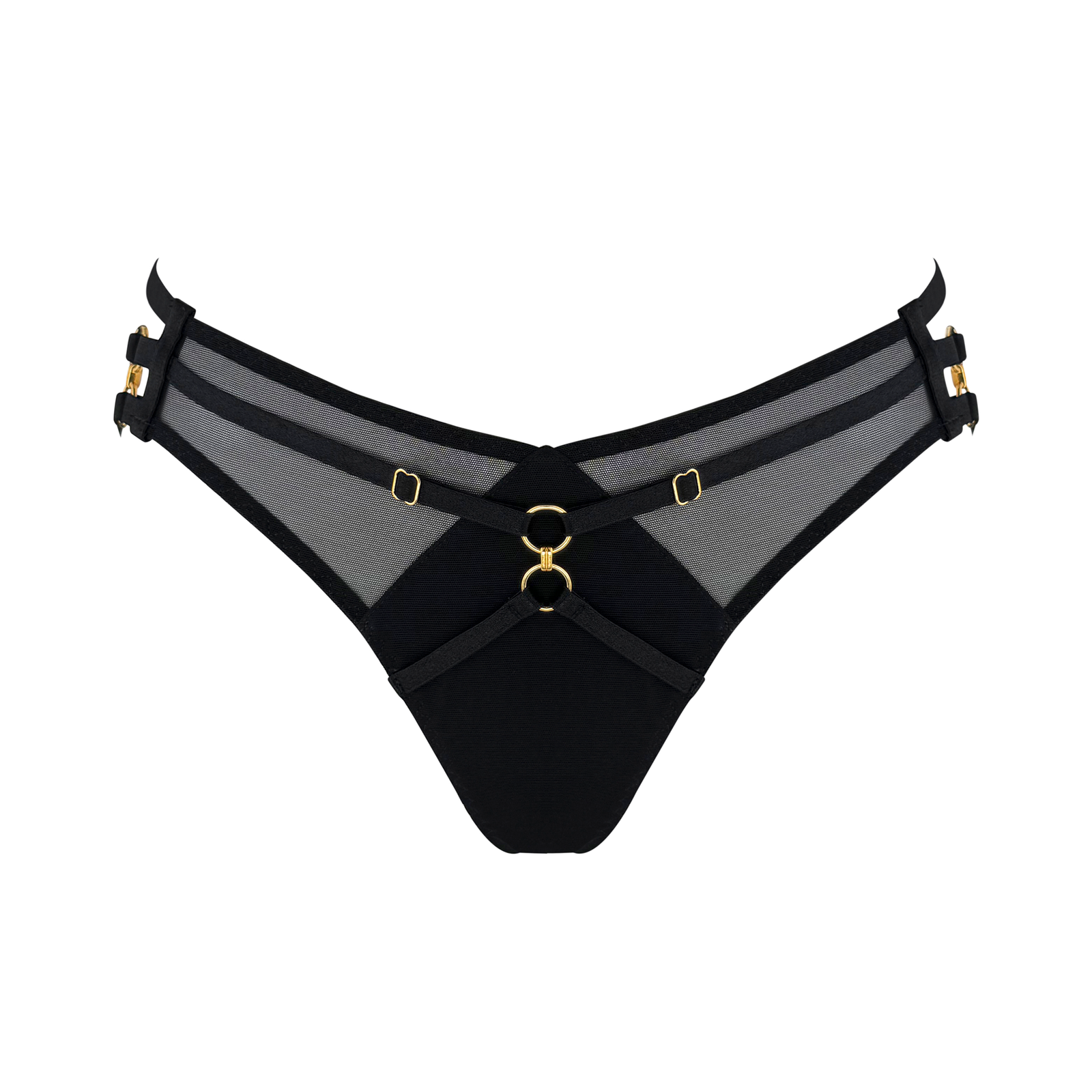 Zenna open back brief - black