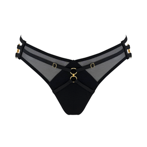 Zenna open back brief - black