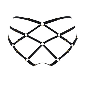Zenna open back brief - black