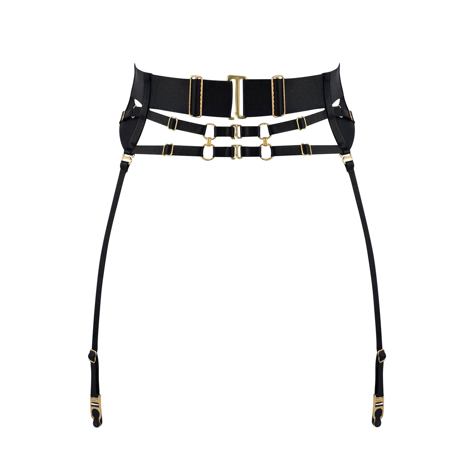Zenna suspender belt - black