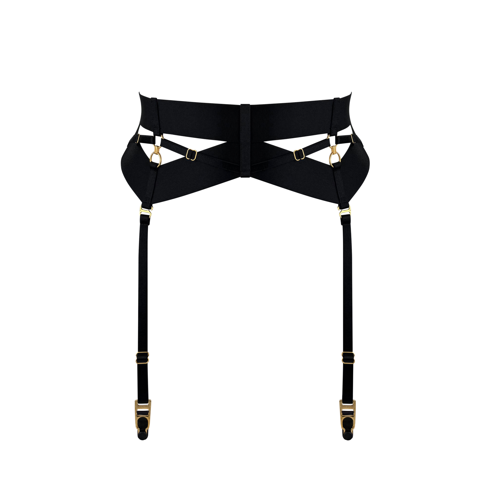 Zenna suspender belt - black