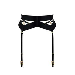 Zenna suspender belt - black