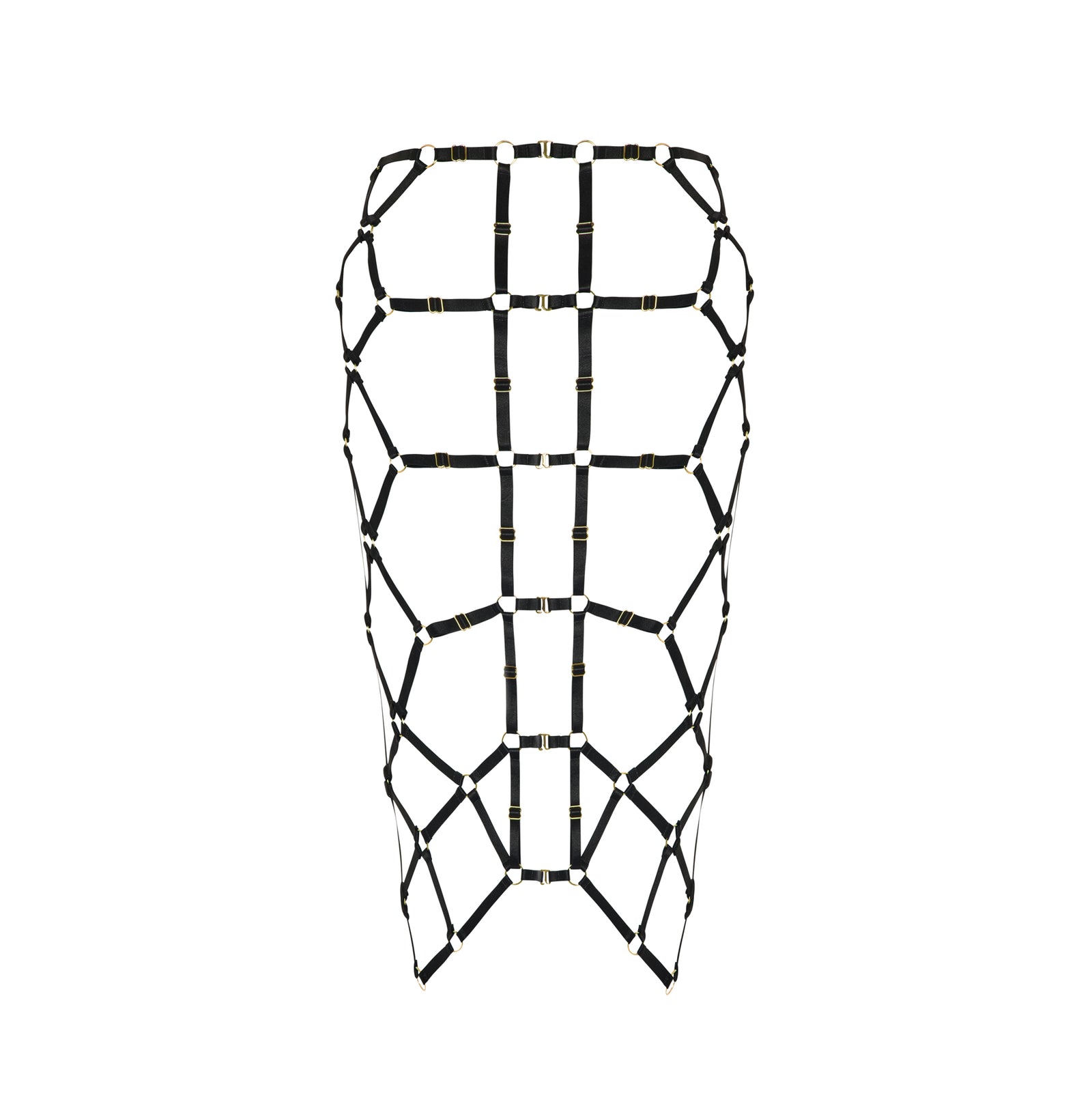 Zenna harness skirt (exclusive )- black