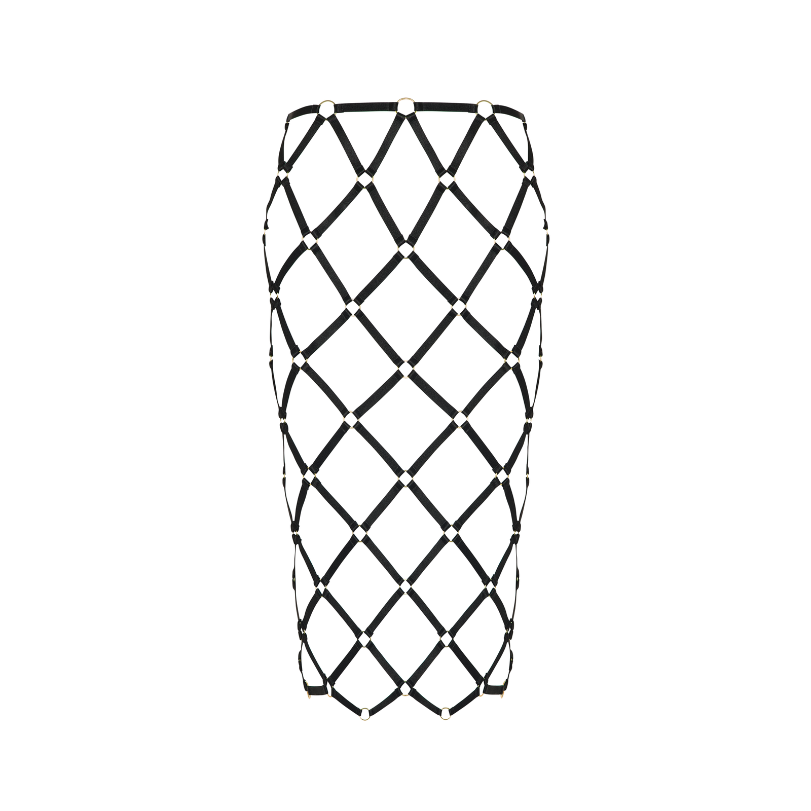 Zenna harness skirt (exclusive )- black