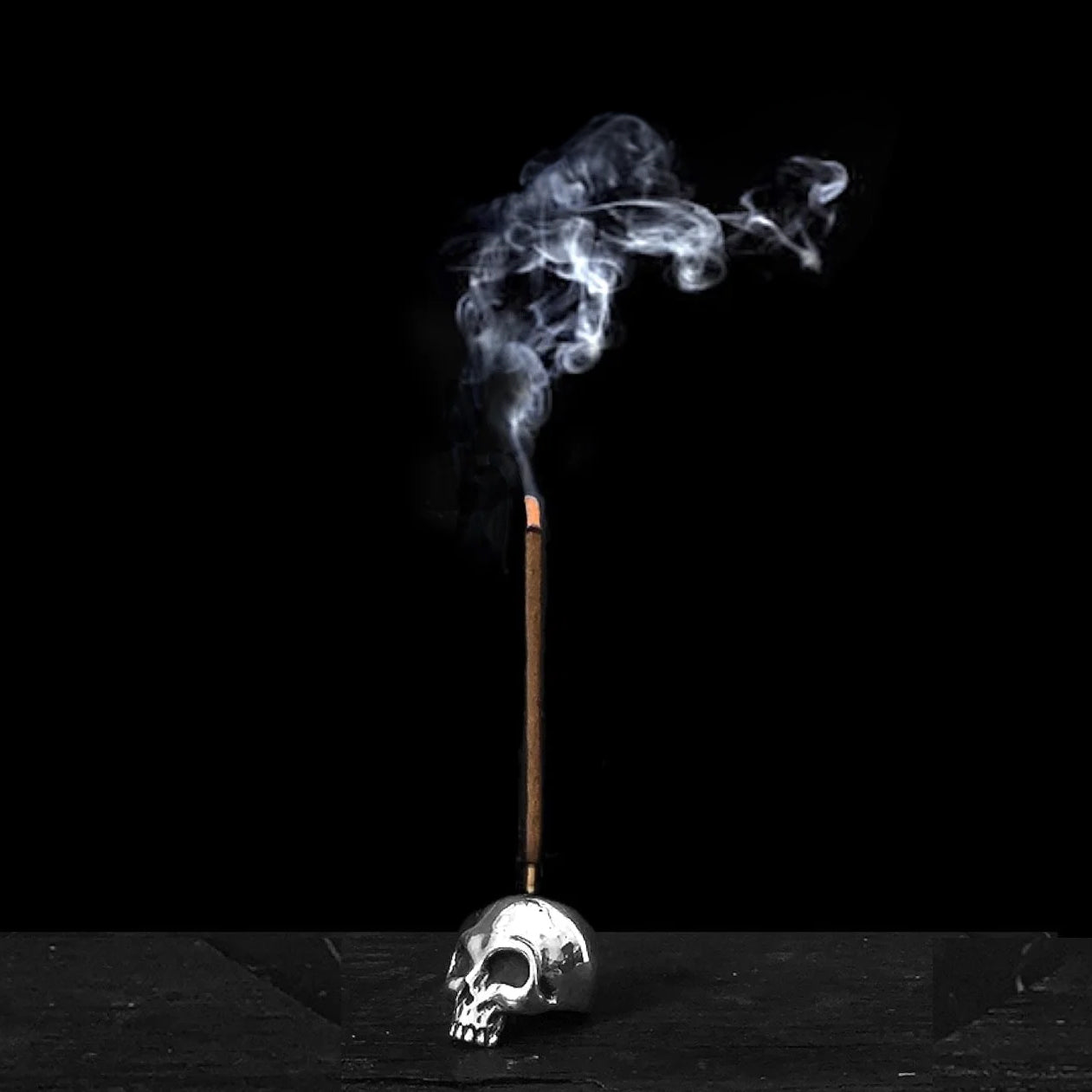Skull incense burner
