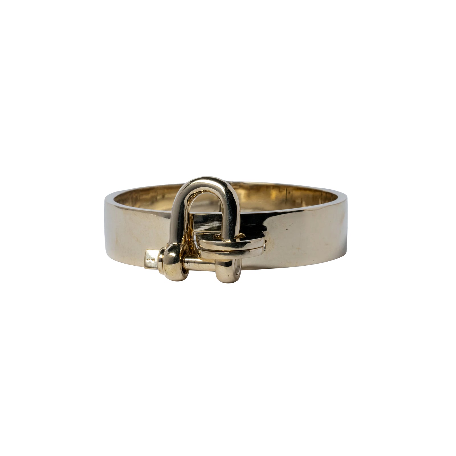 Restraint wrist cuff - polished brass