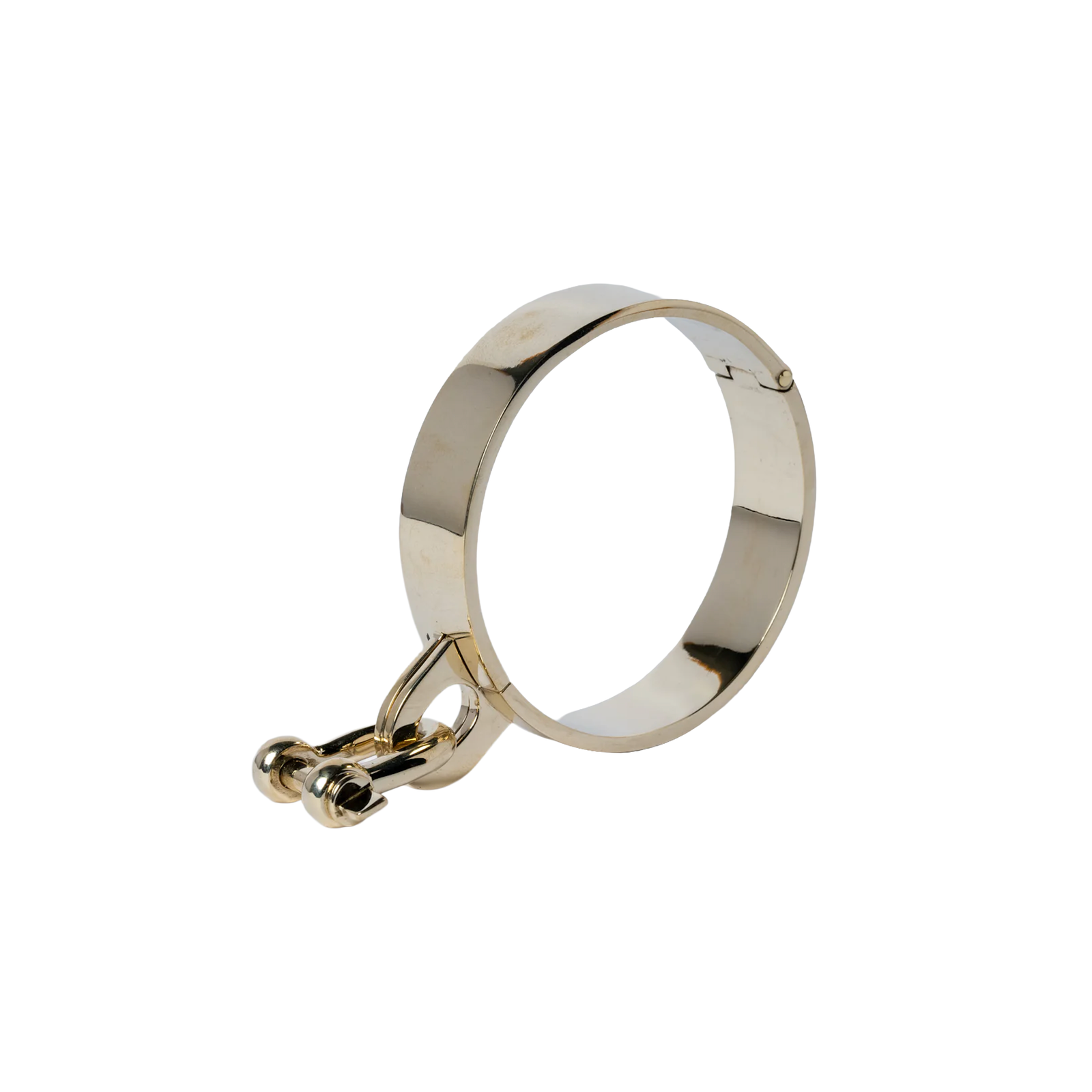 Restraint wrist cuff - polished brass