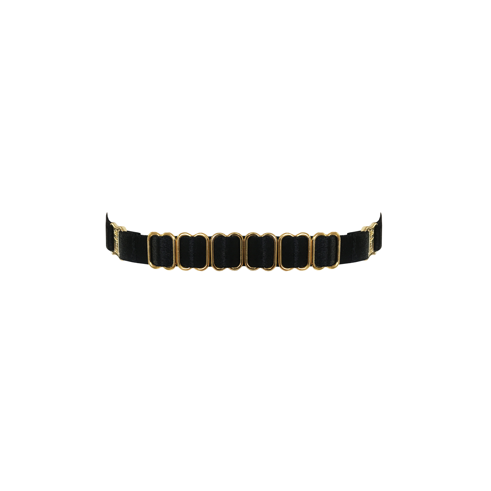 Bordelle Strap collar in Black