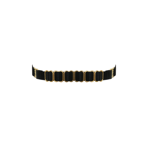 Strap collar by Bordelle - black
