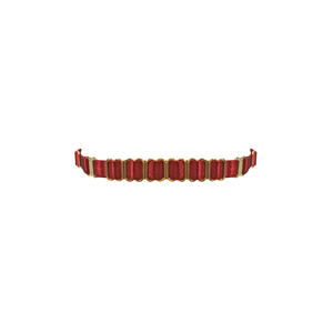 Strap collar by Bordelle - red