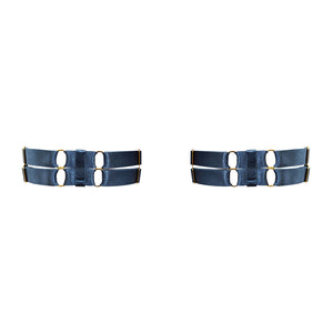 Syra panel garters - denim