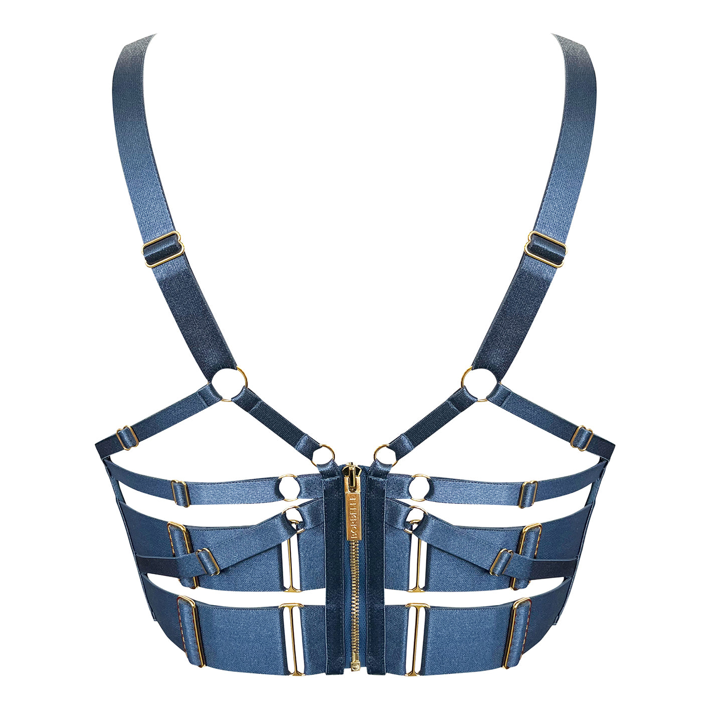 Tierra longline bodice bra - denim